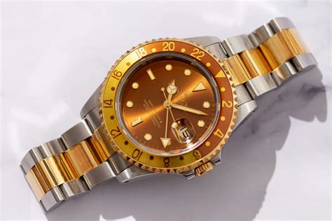 root beer vs brown vintage rolex|rolex root beer vintage.